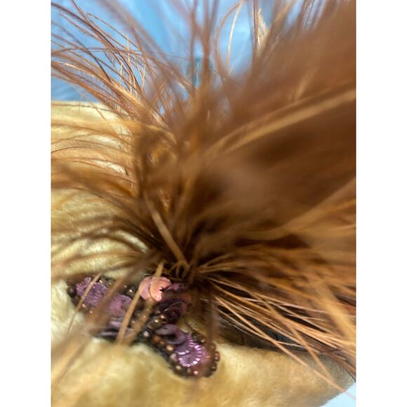 Vintage Monterey women's Tan Brown Hat Made in Italy Imported Body Lemington - Picture 12 of 12